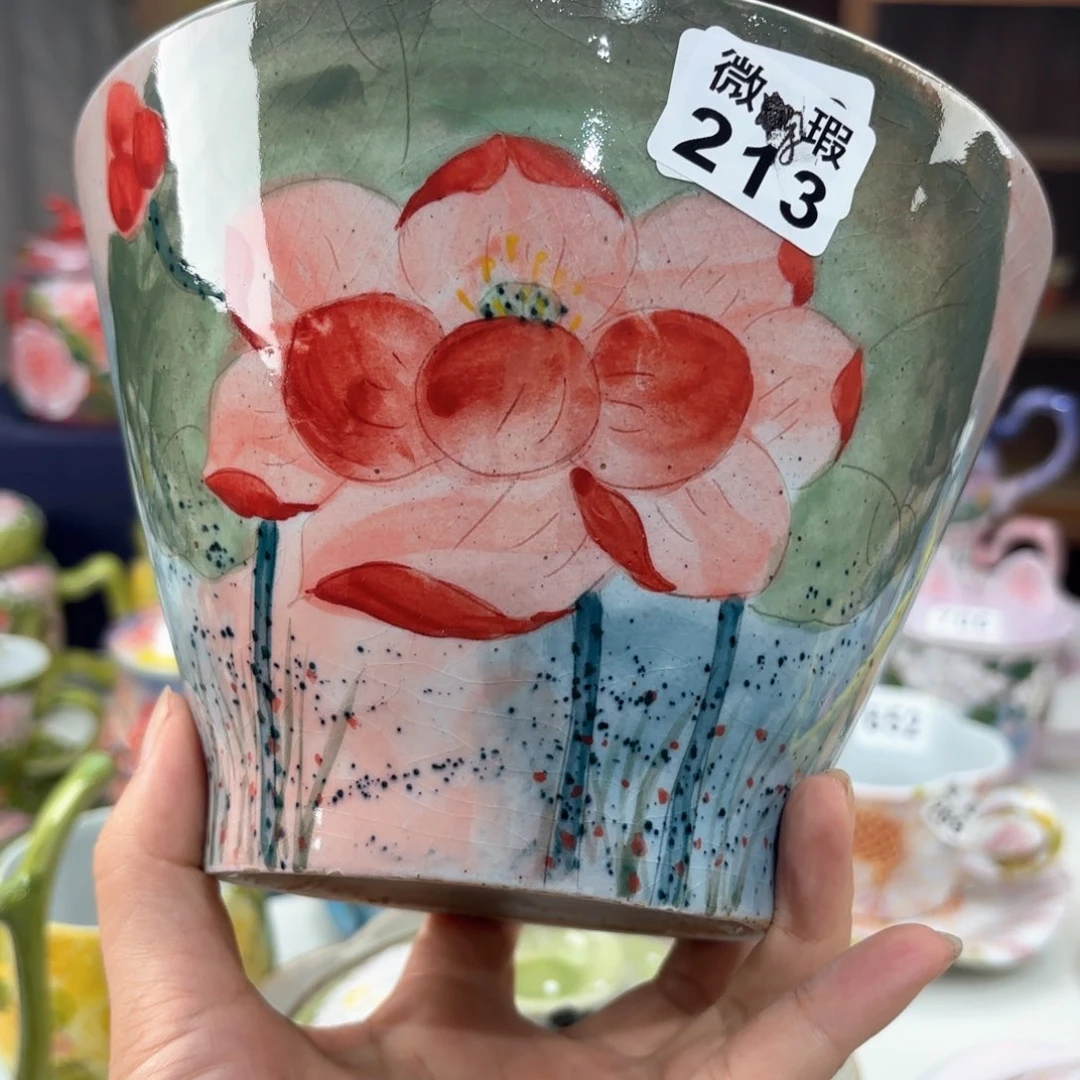 景德镇手绘高温釉下彩陶瓷茶具