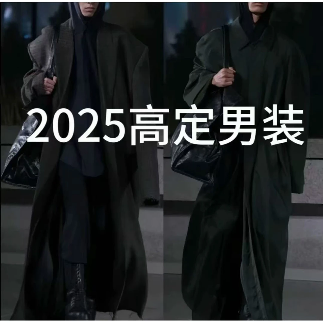 100%醋酸高端男士休闲直筒裤宽松潮流条纹系带直筒裤子