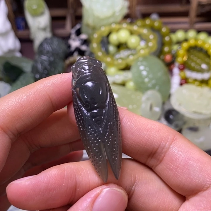 岫玉未镶嵌岫玉挂件