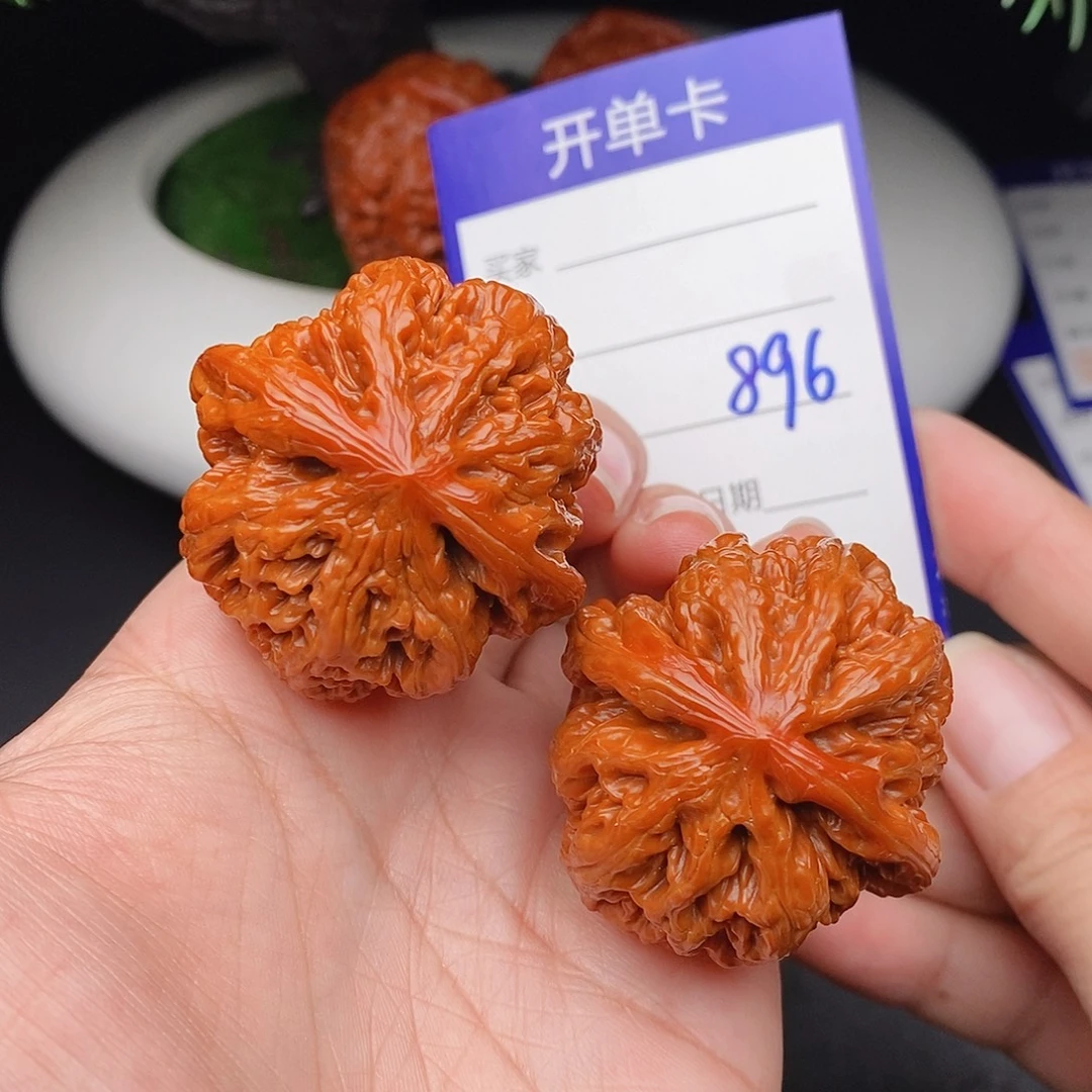 文玩核桃把件40粗筋896