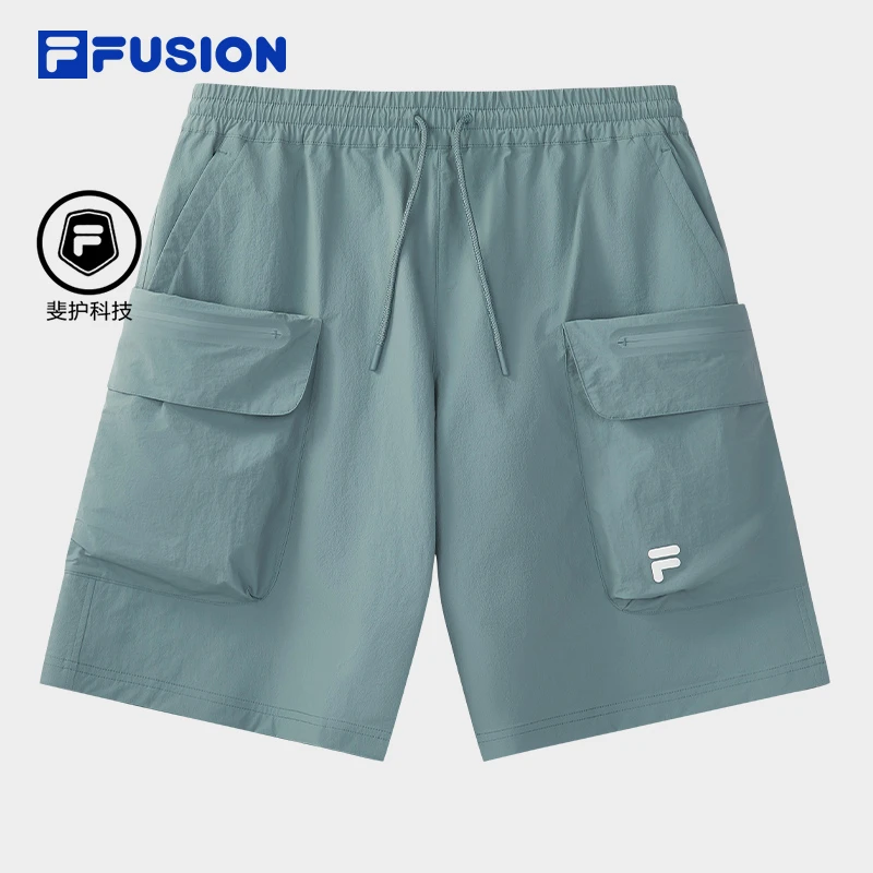 FILA斐乐【立体大口袋】户外运动休闲短裤男夏季五分裤T11M521805F