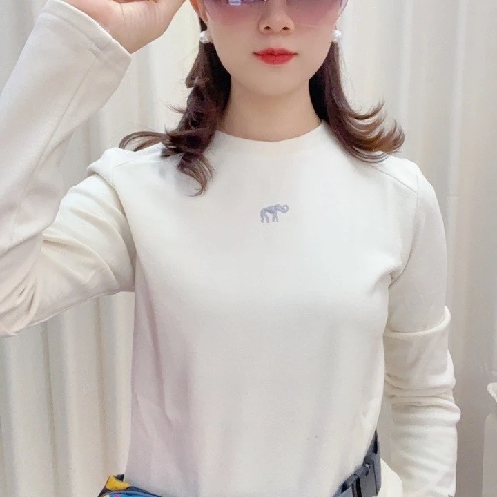 户外双面德绒圆领长袖T恤女秋冬季保暖卫衣抓绒衣休闲运动打底衫