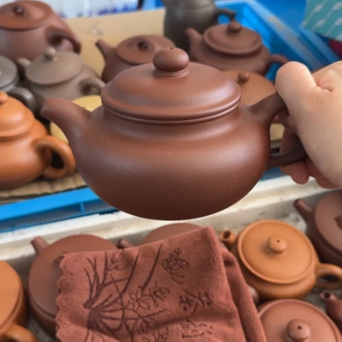 紫砂茶壶底槽清料500cc