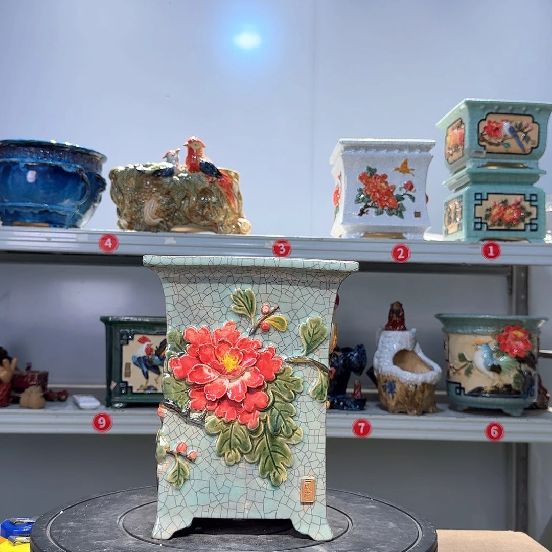 K****精品石湾花盆高端