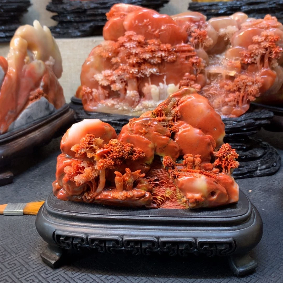 寿山石寿山石摆件