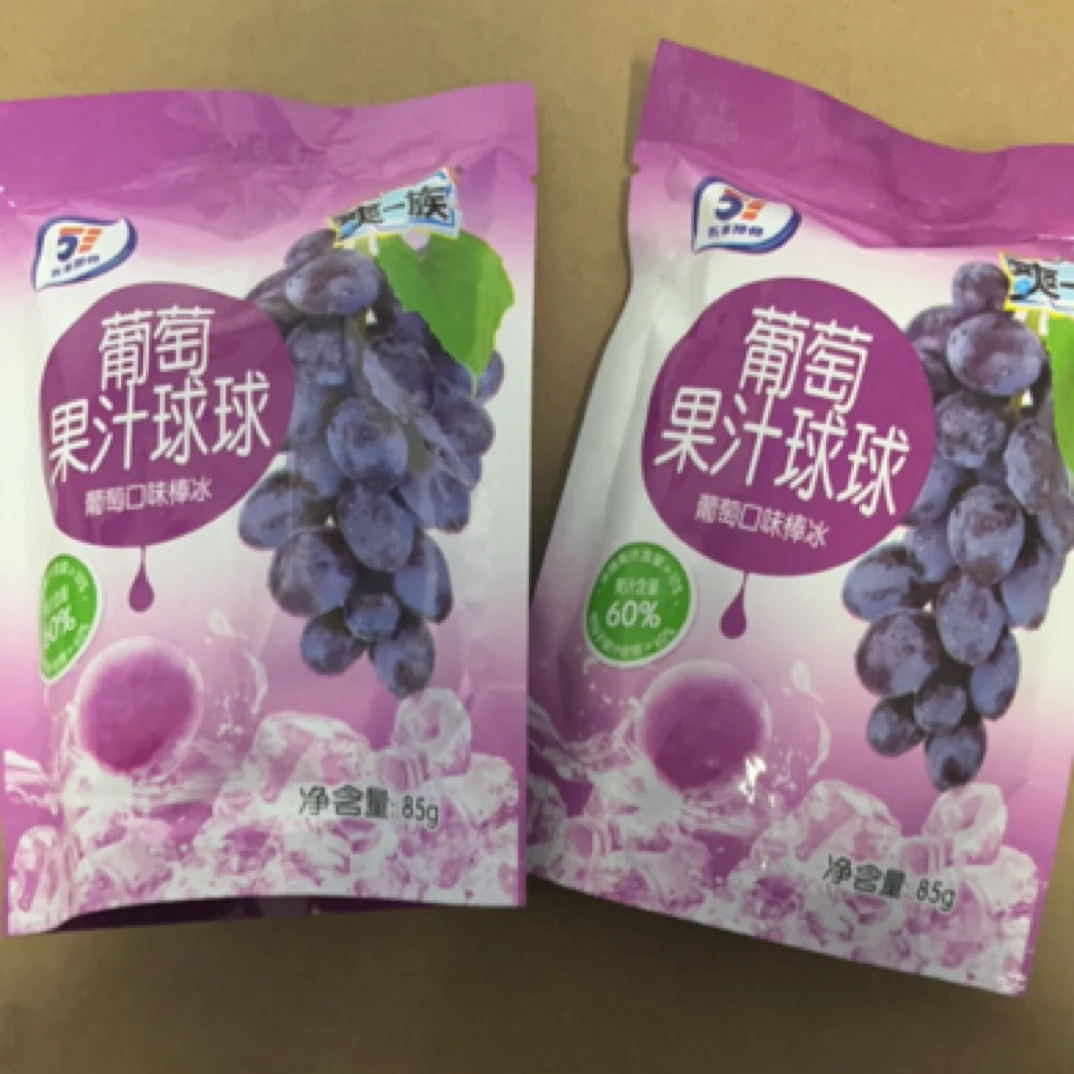 五丰葡萄果汁球球85g 1包