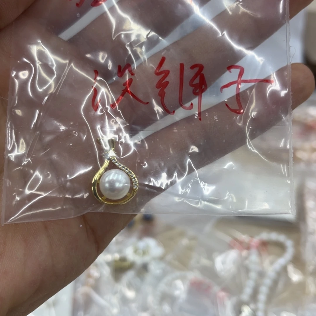 淡水珍珠合金颈饰02287