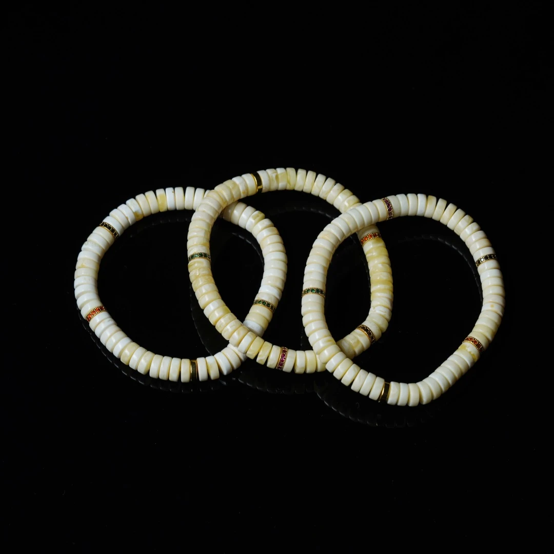 蜜蜡药片搭配款单圈手串多样性发货发其一约7mm+约8g+11250725-08