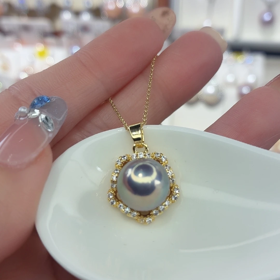 淡水珍珠颈饰合金