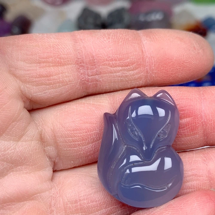 玛瑙/玉髓颈饰未镶嵌夜*