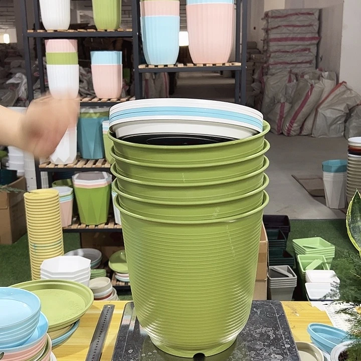 特价高陶21口27高27果绿带托5只