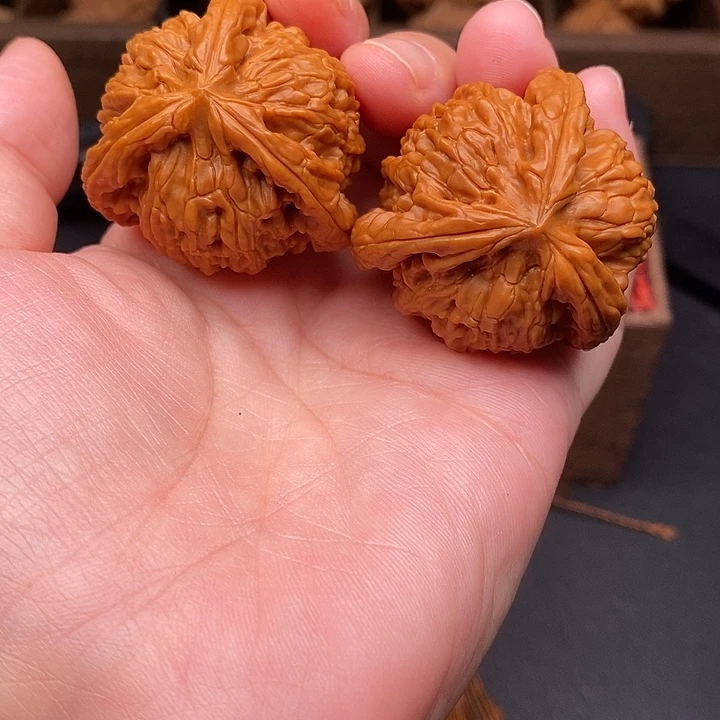 我***高把件文玩核桃白奔