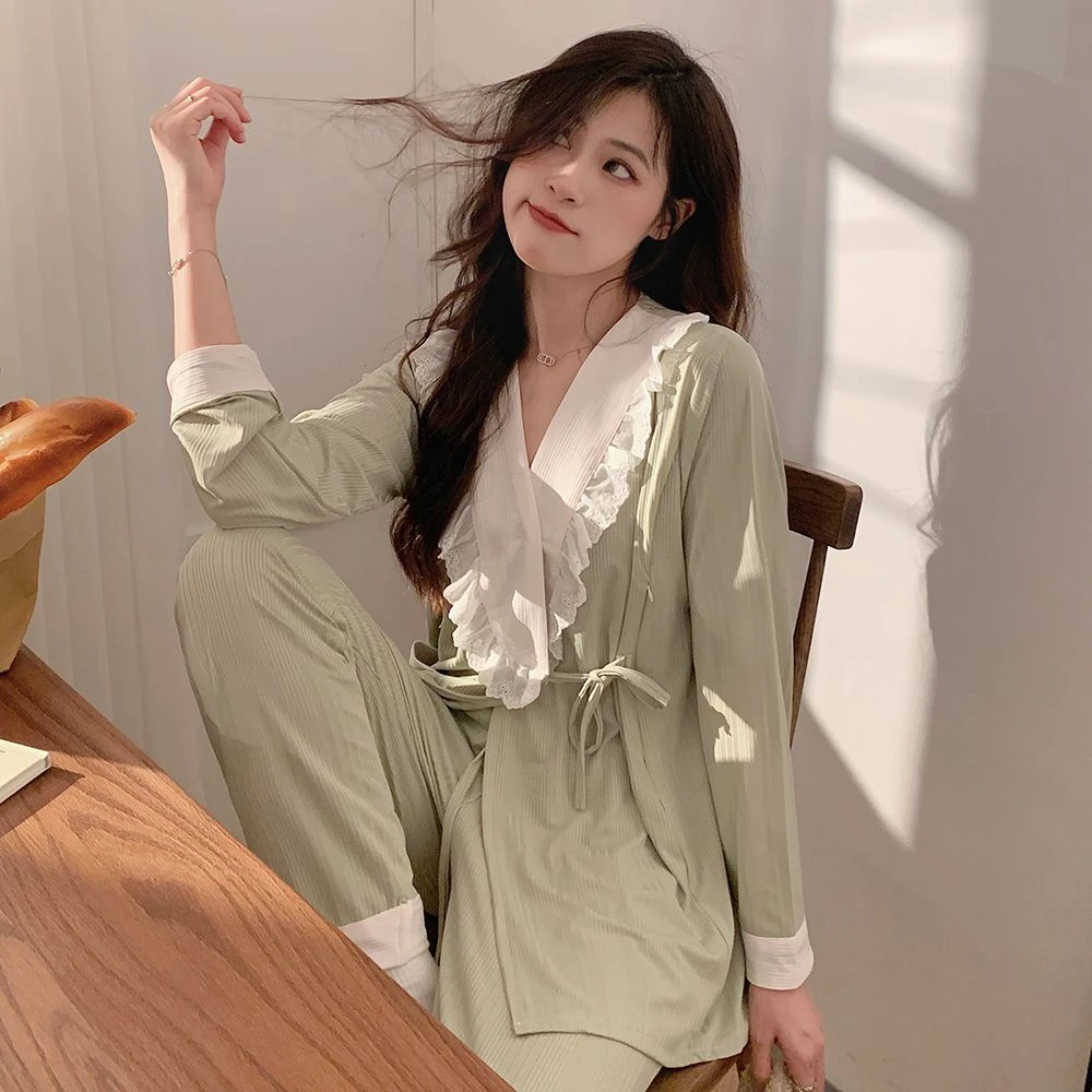 【夏季莫代尔】月子服吸汗哺乳孕妇睡衣产妇7春季8月可调节大弹力