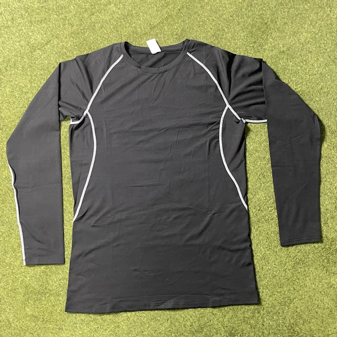 成人秋冬紧身运动健身服套装男女篮球足球训练打底衣