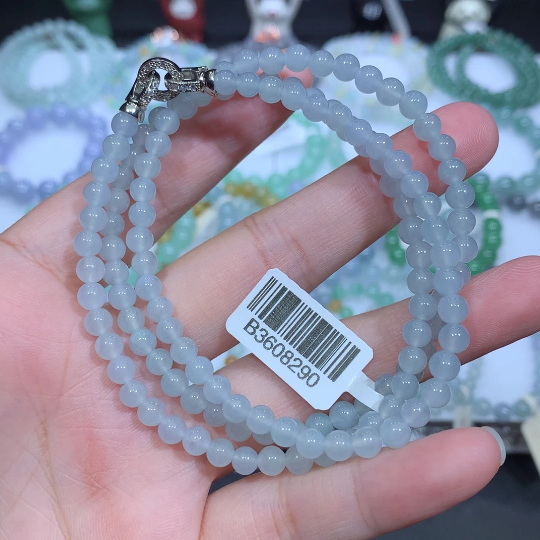 翡翠未镶嵌手串天然