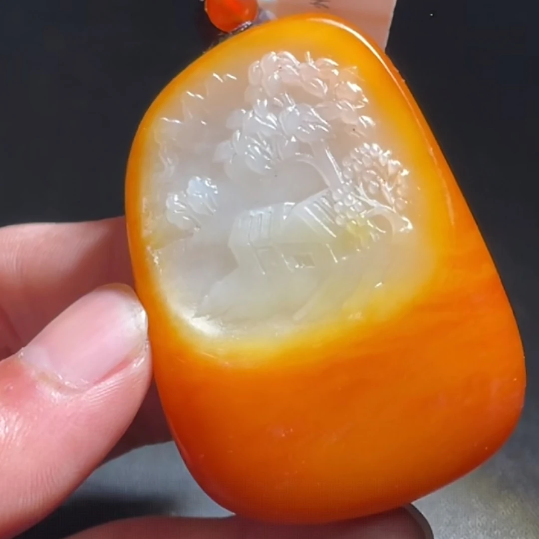 和田玉玉石挂件d1021拍一发一