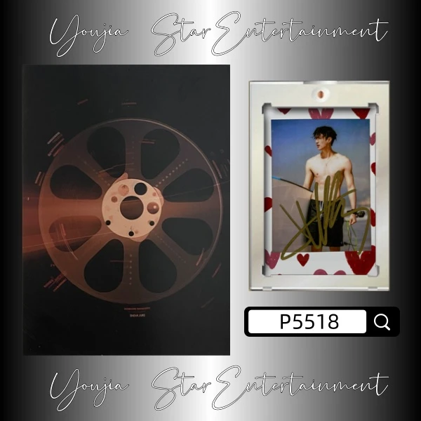 P5518【张艺兴】正品拍立得照片 爱心边框instax拍立得