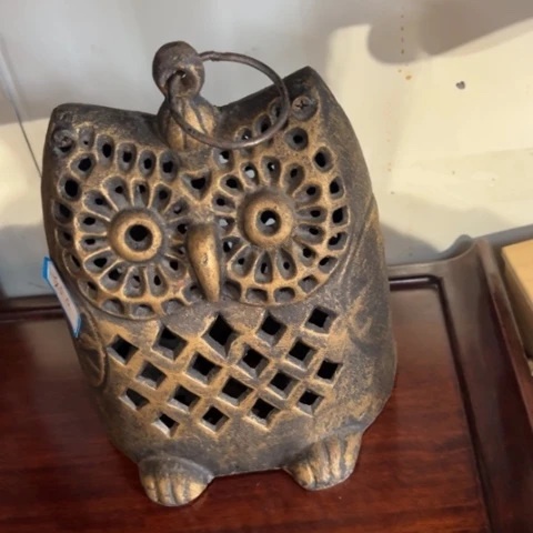 蜜安罐瓷香炉锡茶则