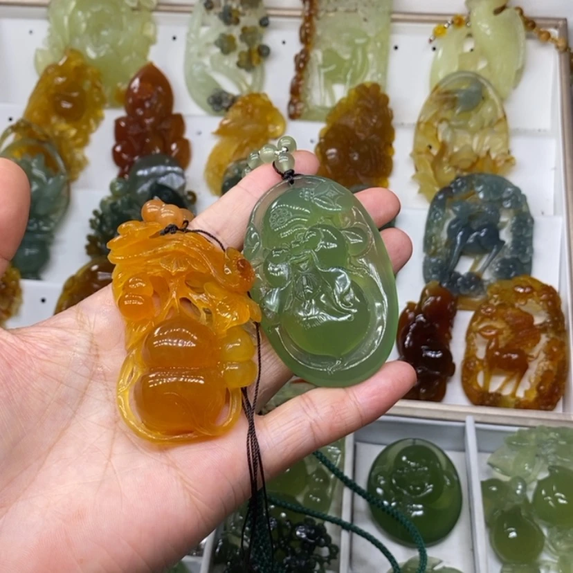 【闪购商品】未镶嵌蛇纹石玉颈饰?***?