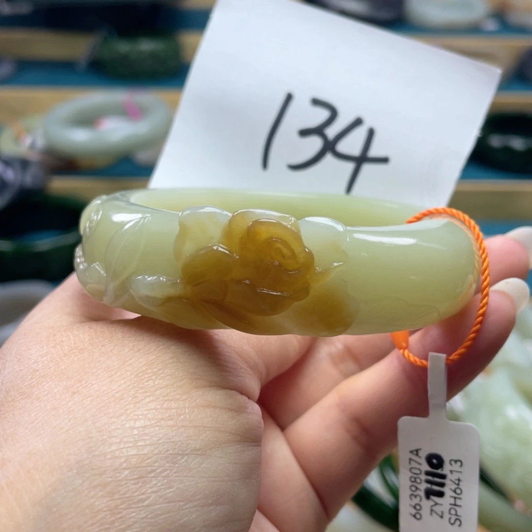 未镶嵌手镯和田玉圈口57