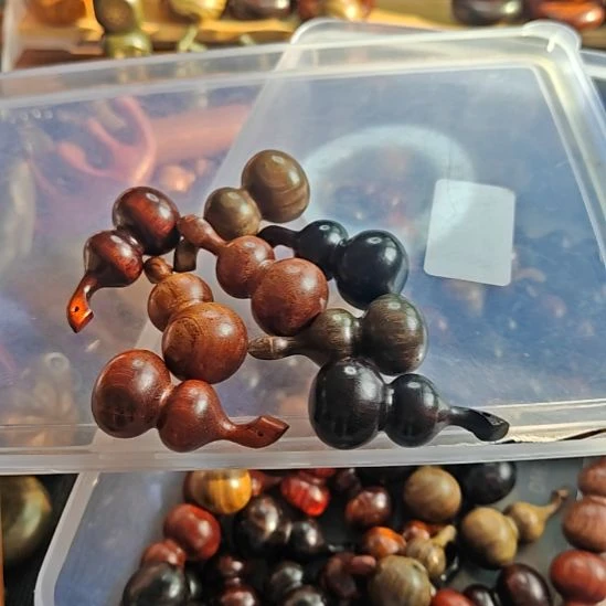 安***仔香榧木瑕疵款小葫芦8个