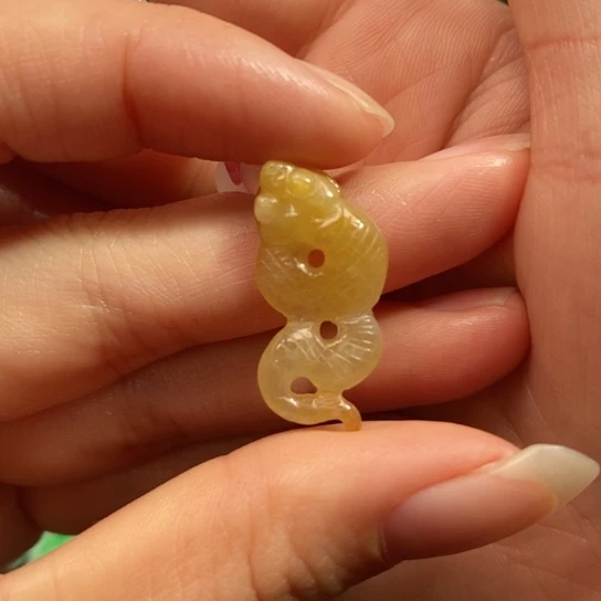 颈饰未镶嵌翡翠吊坠