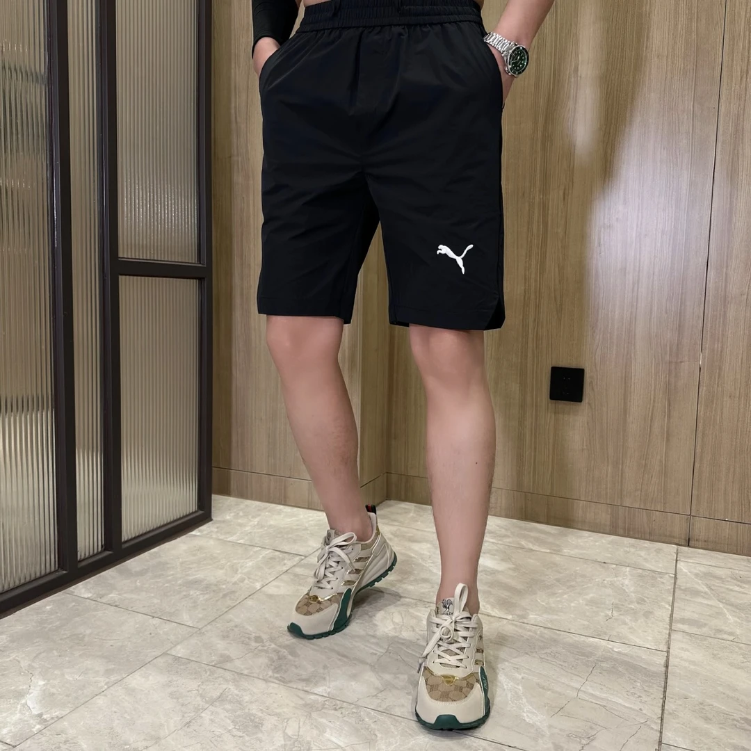 【时尚潮品】男士夏季新款百搭宽松运动潮牌休闲薄款速干五分短裤