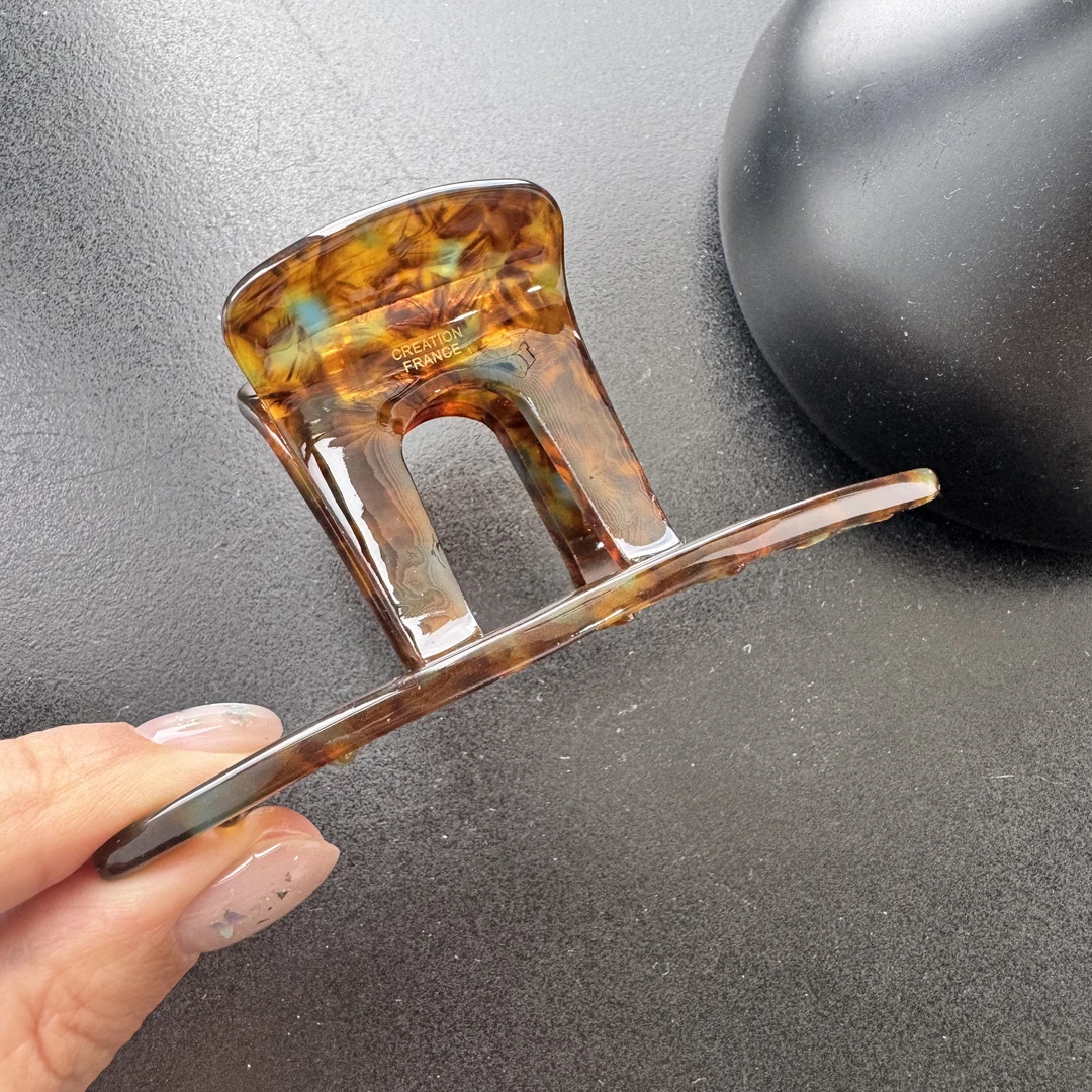 东大门新款法式慵懒风一字抓夹气质盘发鲨鱼夹2015