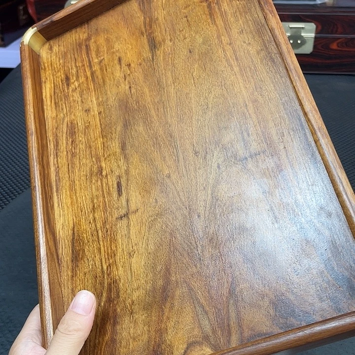 ****熊木檀香木茶盘盒子