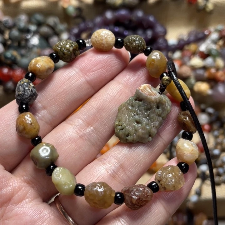 玛瑙/玉髓合金手链