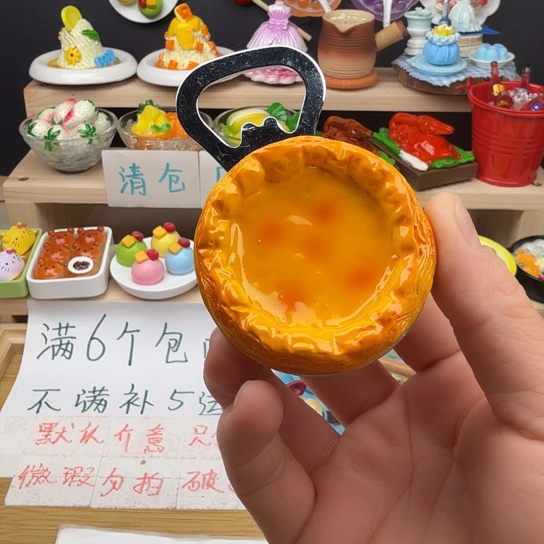树脂食玩冰箱贴凭开箱视频售后