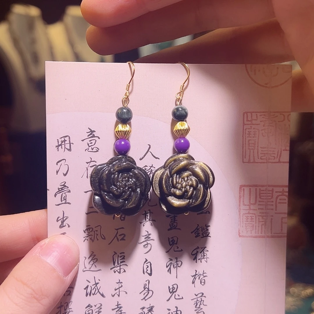 925银锦象原创设计款式耳环