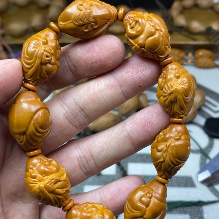 橄榄核手串/手链橄榄核雕工艺手串