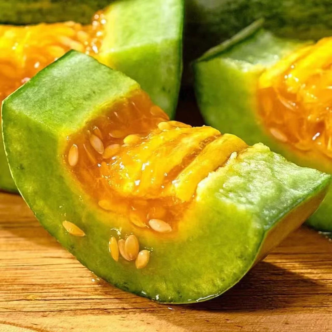 【顺丰包邮】当季现采妙脆角甜瓜流心蜜瓜整箱精美礼盒约5.8斤左右