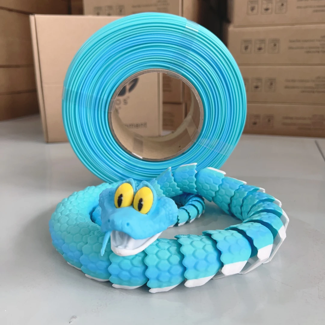 【余兄弟】PLA彩虹青空 蓝绿渐变 基础色非哑光 3D打印耗材批发1kG