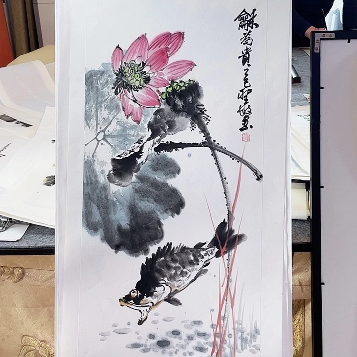 国画张圣敏先生纯手绘作品