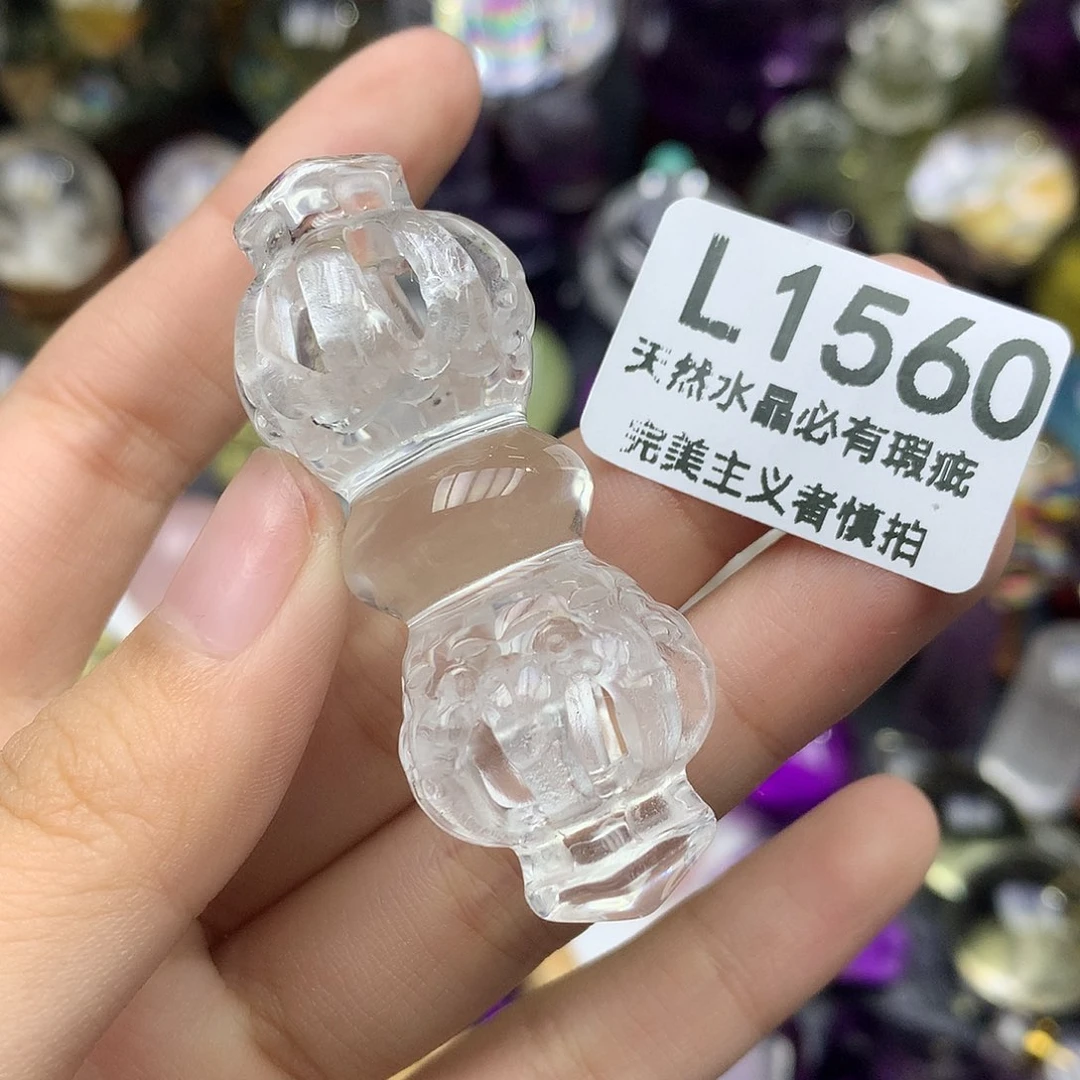 水晶珠宝半成品未镶嵌吊坠