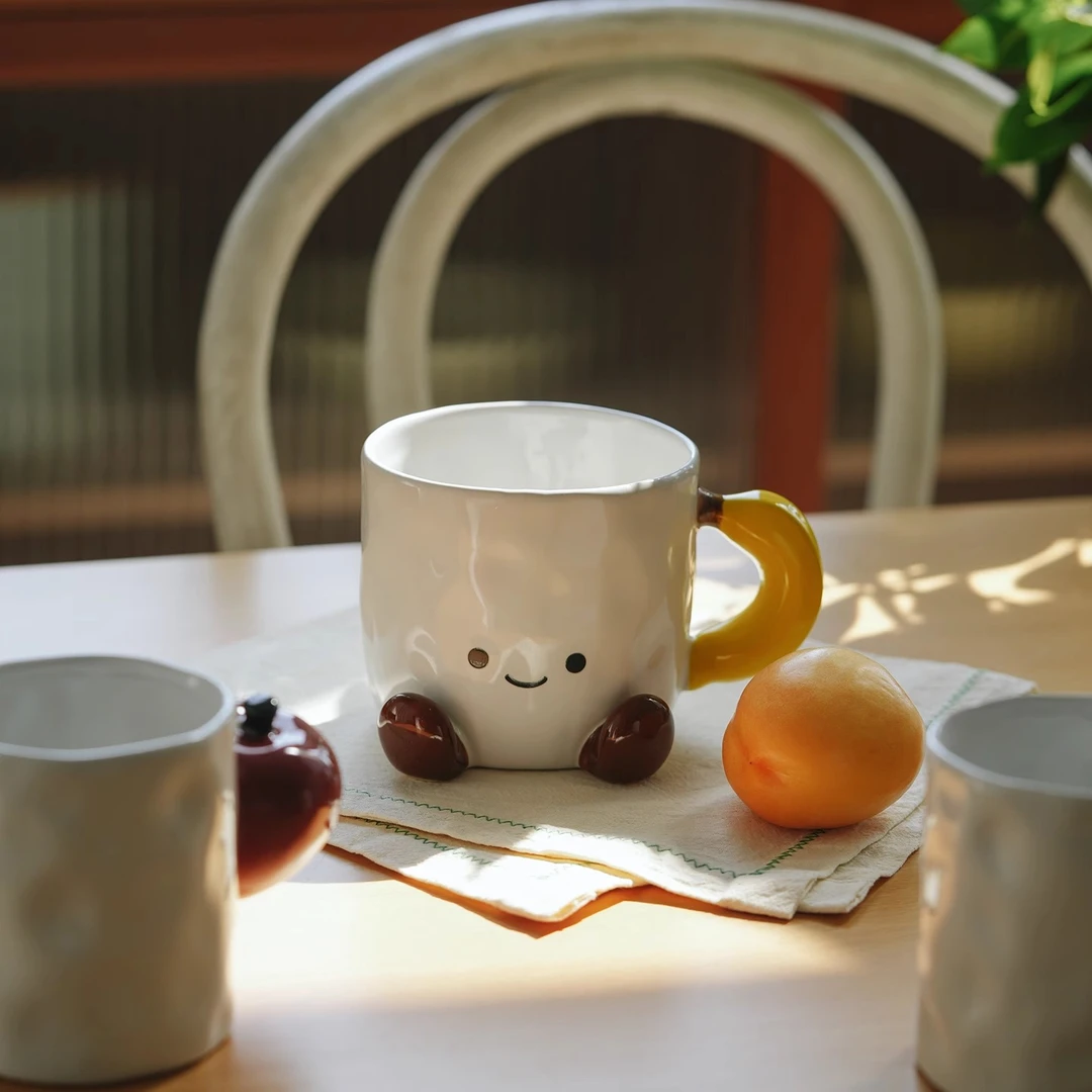 肆月霜果稀奇古怪的创意水杯可爱家用马克杯陶瓷咖啡杯设计感小众