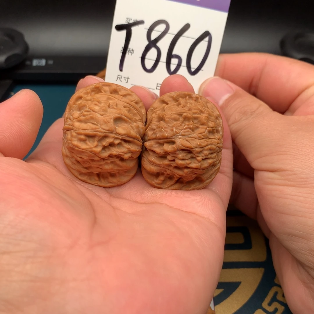 文玩核桃把件冥****斯43磨盘860