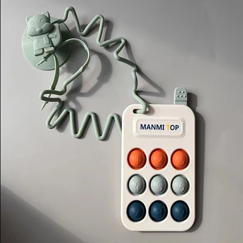 手机按按乐解压神器捏捏乐硅胶玩具宝宝专注力训练手指按压减压