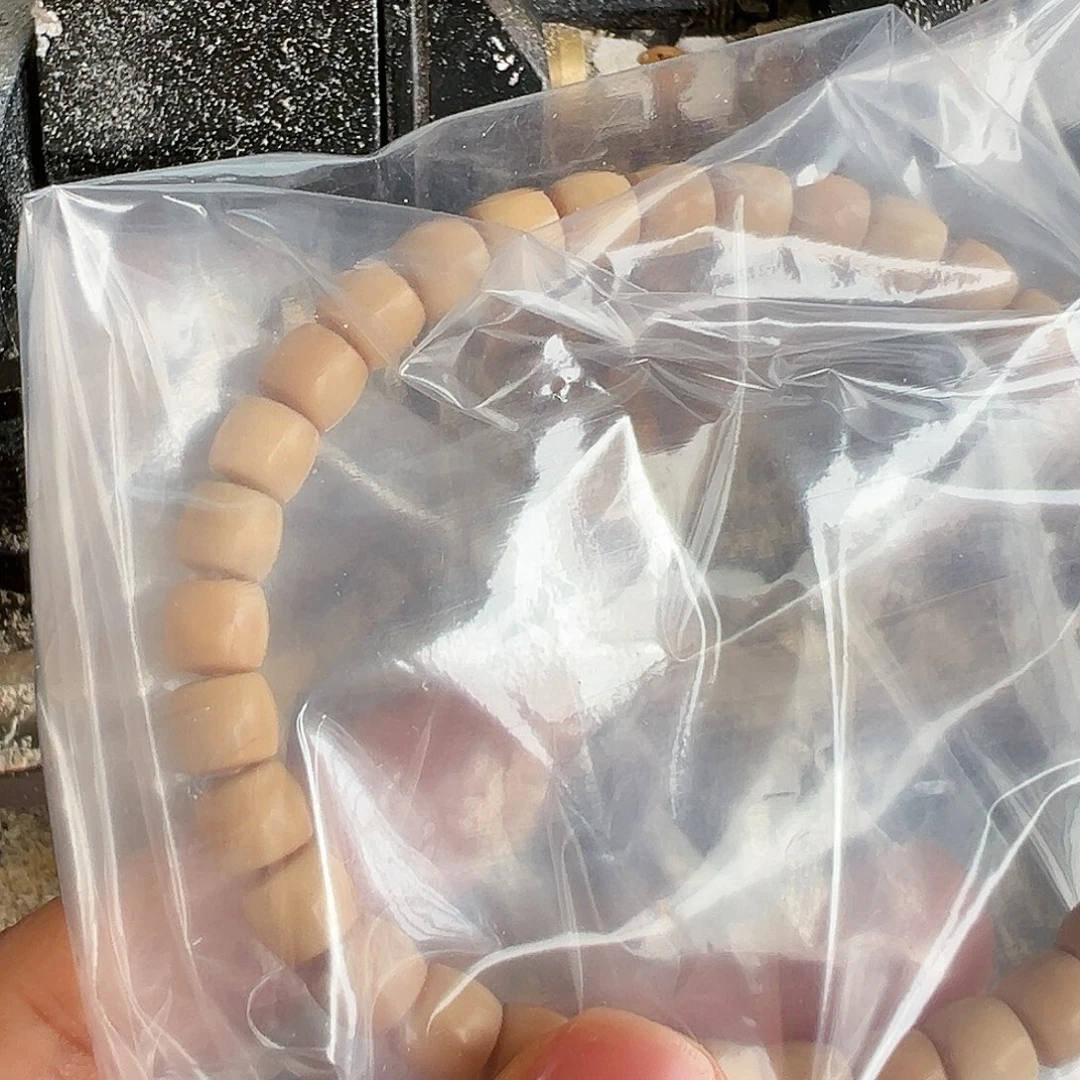 菩提根/象牙果手串瑾*龙脊直切单圈7