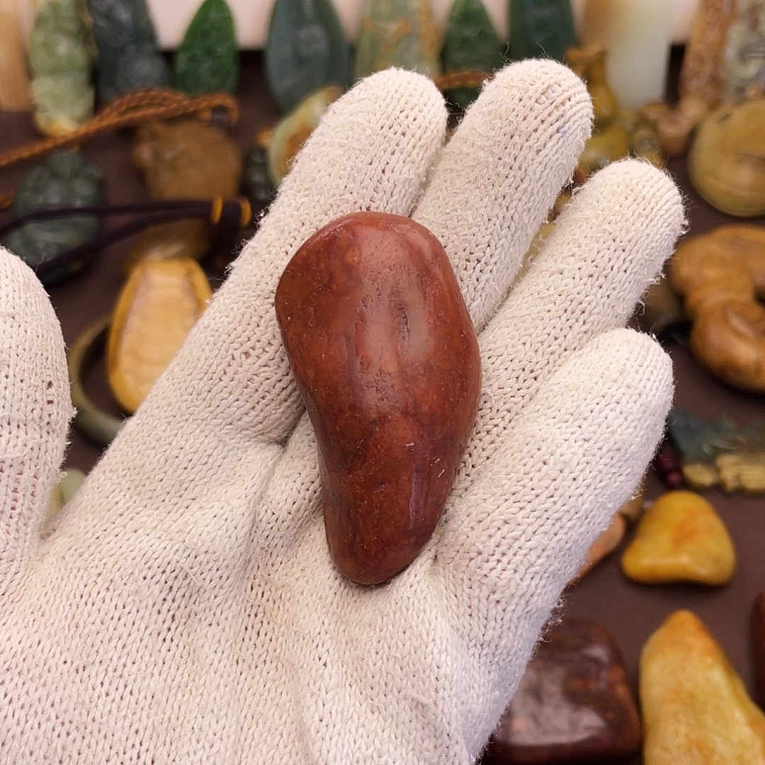 岫岩河磨玉（透闪石质玉）未镶嵌颈饰