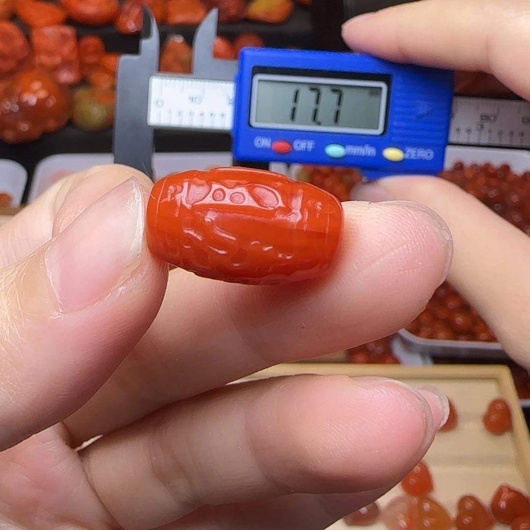 南红玛瑙未镶嵌吊坠(不含链)