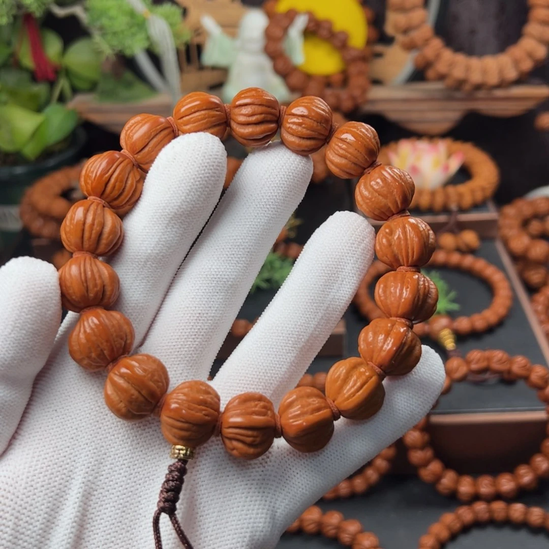 桃核吊坠1.6桃八棱手持