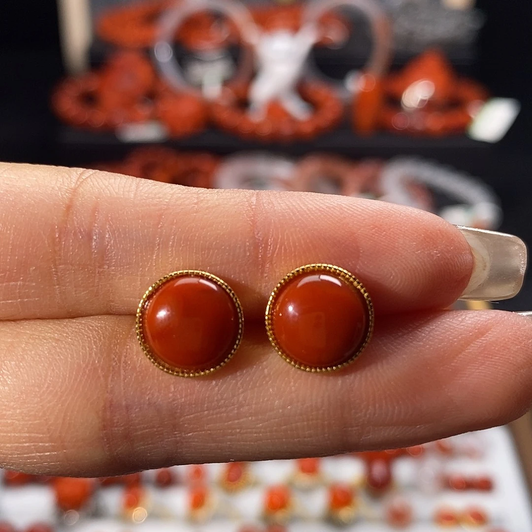 南红玛瑙银S925镶嵌四川凉山瓦西