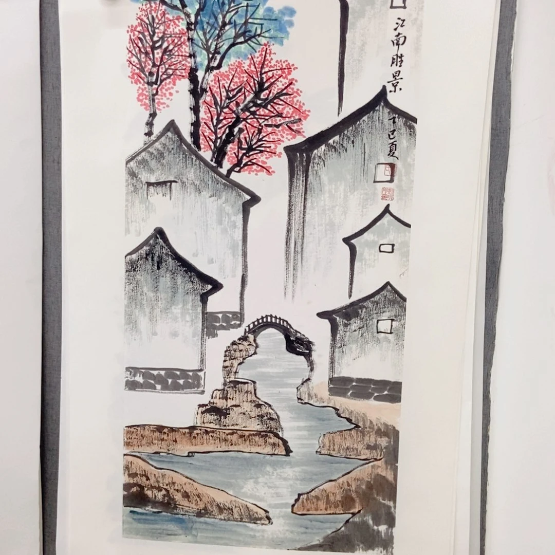 国画手写手绘作品100