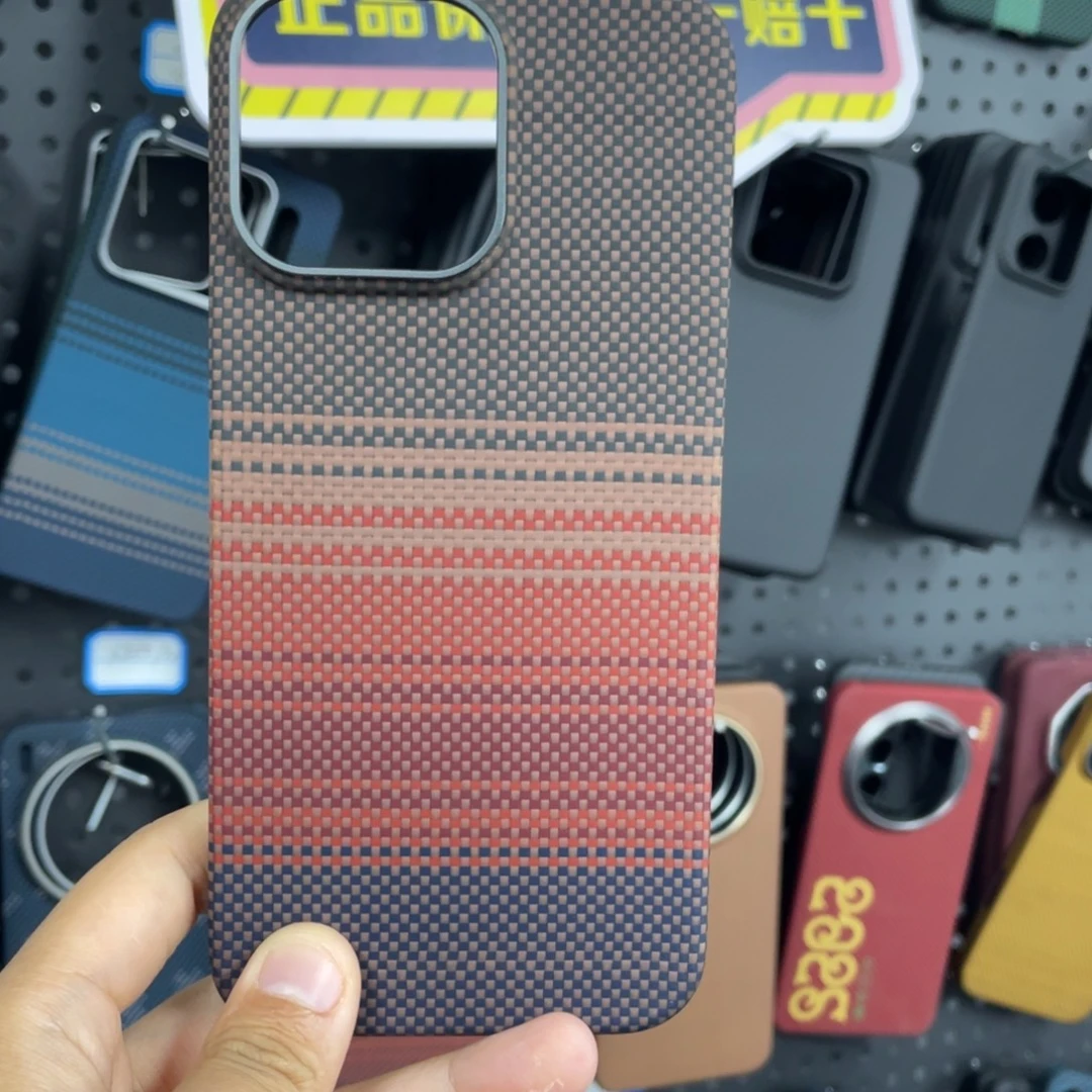 苹果16pm日落红带磁吸微瑕