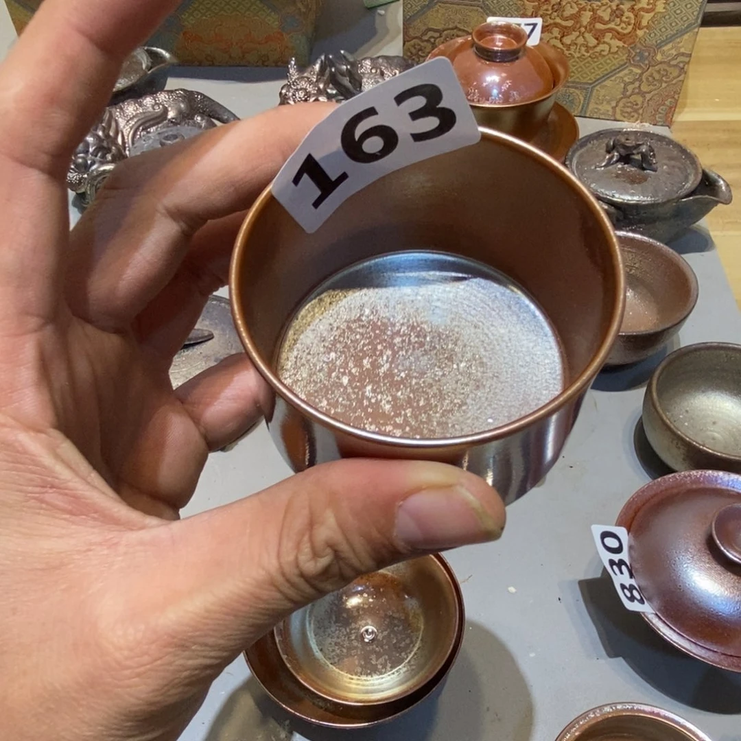 柴烧茶具陶瓷杯子