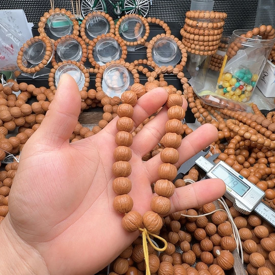 好***见手串猴头核桃同尺南瓜手持15