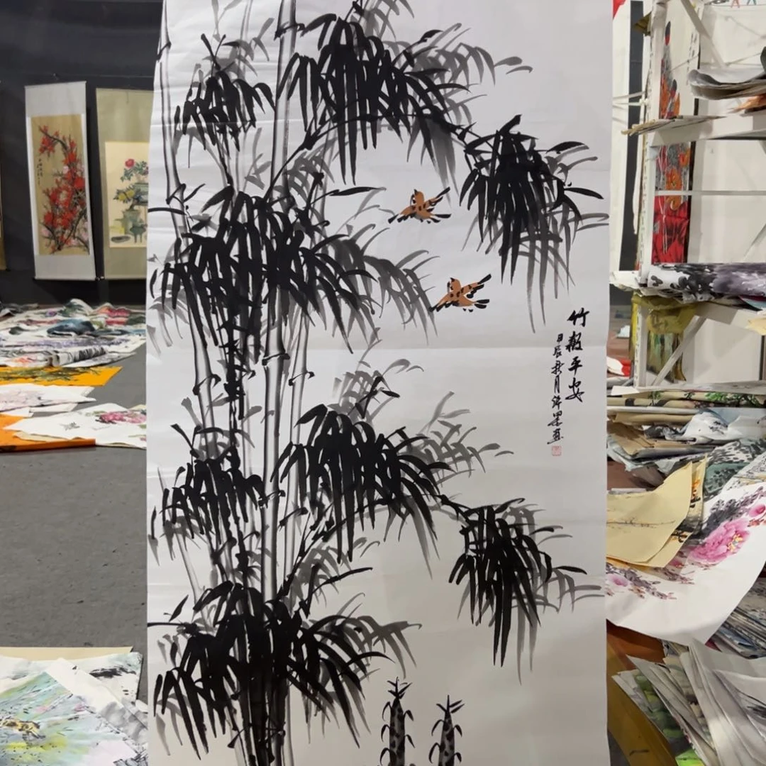 国画国画作品画心一张